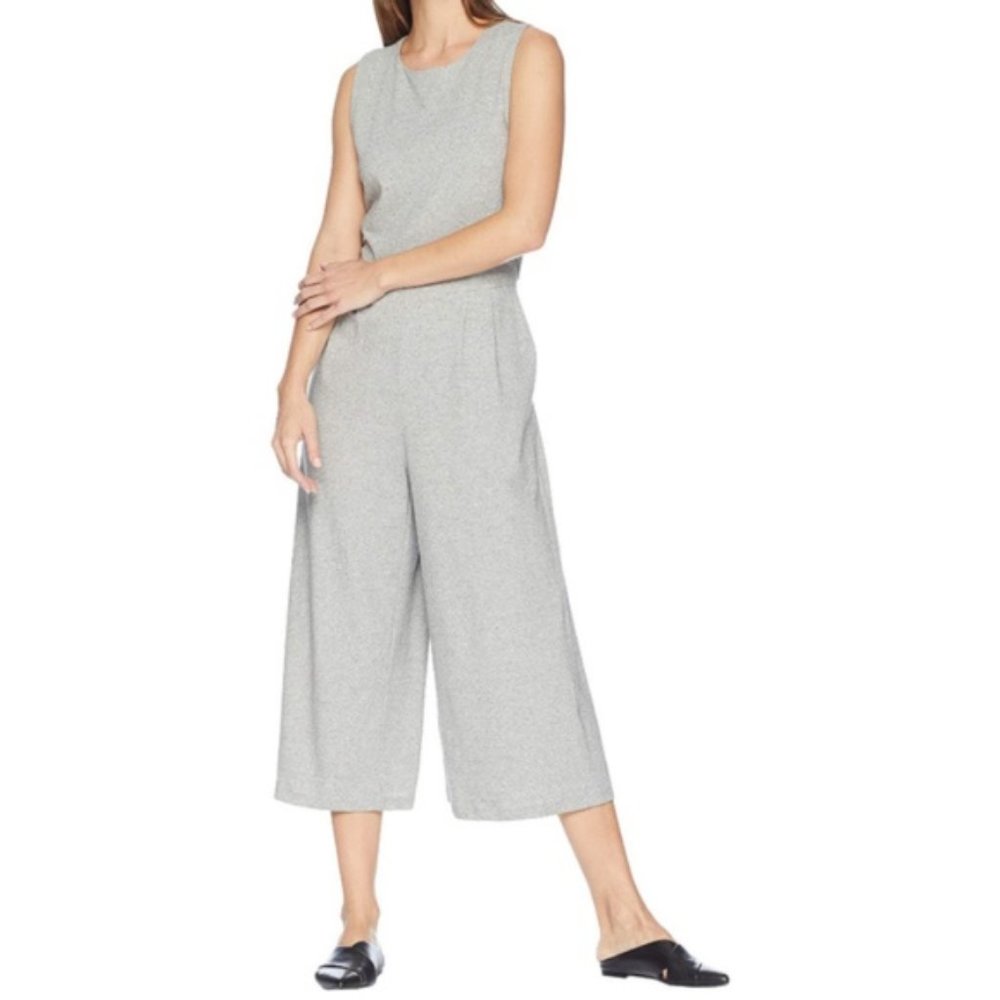 Eileen Fisher Organic Cotton Wide Leg Jumpsuit